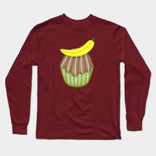 Cute banana cupcake. 🍌 Long Sleeve T-Shirt